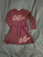D&G DOLCE&GABBANA set jurk rokje en longsleeve origineel 92, Gebruikt, Meisje, D&G, Ophalen of Verzenden