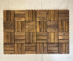 Houten vlonder terrastegels, Ophalen, Zo goed als nieuw, Hout