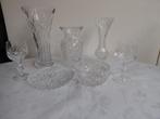 Boheems kristal, vazen ,wijnglazen ,schaaltjes, Antiek en Kunst, Antiek | Glas en Kristal, Ophalen of Verzenden