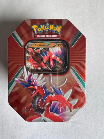 Pokemon Paldea Legends Tin - Koraidon EX beschikbaar voor biedingen