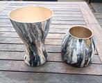 2 stuks, Overige kleuren, Ophalen of Verzenden, Minder dan 50 cm, Glas