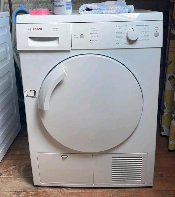 Bosch Droogtrommel - Voorlader merk Bosch, Witgoed en Apparatuur, Wasdrogers, Gebruikt, Condens, Voorlader, 6 tot 8 kg, 85 tot 90 cm