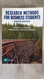 Research Methods for Business Students (8e editie), Ophalen of Verzenden, Mark N. K. Saunders, Beta, WO