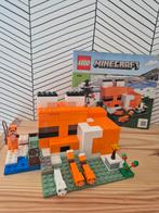 Lego Minecraft de Vossenhut, Ophalen of Verzenden, Zo goed als nieuw