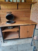 Bbq meubel kamado meubel, Ophalen, Zo goed als nieuw, Houtskool