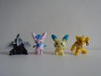 4 pokemon figuurtjes, circa 3cm, Minun, Darkrai, Meowstic, H, Ophalen of Verzenden, Zo goed als nieuw