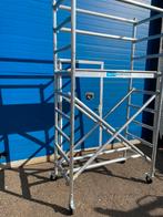 Euroscaffold kamersteiger met opbouw. Werkhoogte 4 meter, Doe-het-zelf en Verbouw, Steigers, Ophalen, Gebruikt, Rolsteiger of Kamersteiger