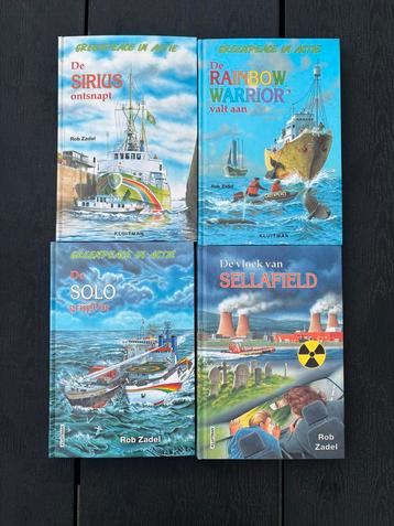 Greenpeace in Actie - 4 Boeken Rob Zadel beschikbaar voor biedingen