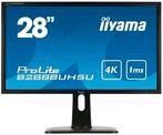 4K Monitor: Iiyama ProLite - 28inch, Computers en Software, Iiyama, In hoogte verstelbaar, HDMI, 1 tot 2 ms