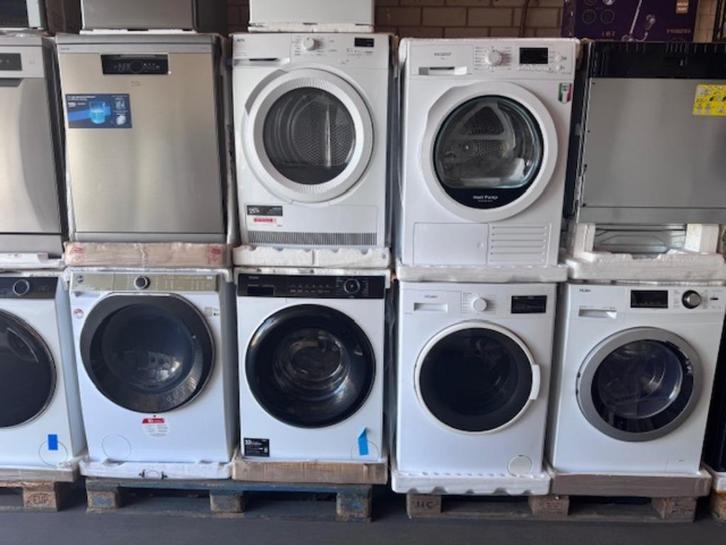 A-merken wasdrogers/wasmachines met garantie, Witgoed en Apparatuur, Wasmachines, Refurbished, Voorlader, 6 tot 8 kg, 85 tot 90 cm
