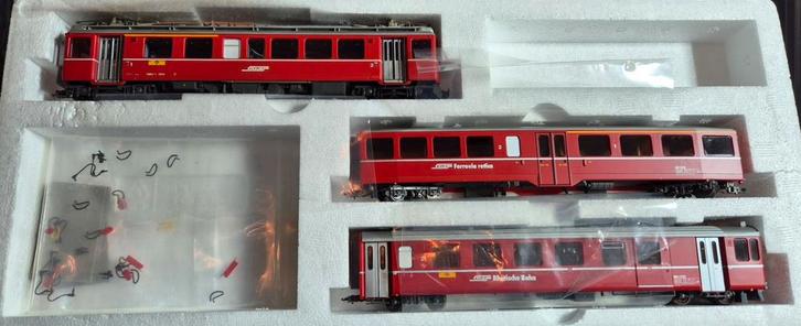 Bemo Engadiner Pendelzug 7265 130, Hobby en Vrije tijd, Modeltreinen | H0, Zo goed als nieuw, Treinset, Gelijkstroom, Overige merken