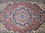 Handgeknoopt Kashmir wol tapijt medallion red 186x272cm, 200 cm of meer, 150 tot 200 cm, Overige kleuren, Perzisch vintage oosters hype