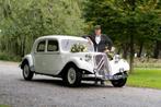 Trouwauto huren Trouwvervoer Citroën Traction DS Cabriolet, Diensten en Vakmensen, Verhuur | Auto en Motor, Met chauffeur, Trouwauto