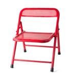 Fairtrade Klapstoel Rood 36x36x43cm, Design, Nieuw, Ophalen of Verzenden, Metaal