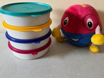 4 NIEUWE tupperware schaaltjes - bakjes met C deksels beschikbaar voor biedingen