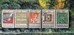 5 x zomerzegel Ned 1966, Postzegels en Munten, Postzegels | Nederland, Ophalen of Verzenden, Na 1940, Postfris