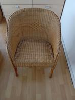 Rotan Kuipstoel in Prima Staat, Ophalen, Riet of Rotan, Bruin, Vintage