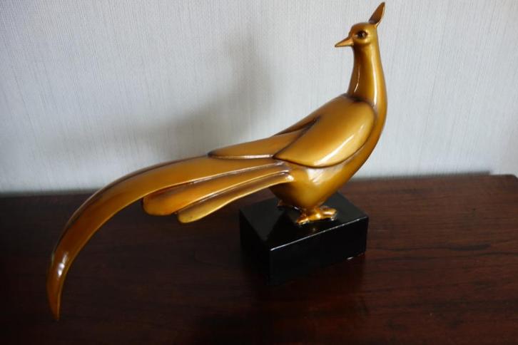 Vogel beeld kunst, Antiek en Kunst, Kunst | Beelden en Houtsnijwerken, Ophalen of Verzenden