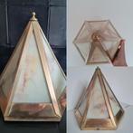 Antieke brons messing Art Deco Amsterdamse School lamp, Ophalen of Verzenden