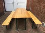 biertafel picknick set, Ophalen, Gebruikt, Inklapbaar, Rechthoekig