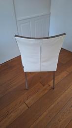 6 Bert Plantagie Audrey Stoelen - Taupe, Huis en Inrichting, Stoelen, Ophalen, Gebruikt, Bruin, Metaal