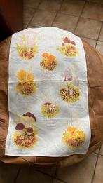 Vintage lap doek paddenstoelen, Hobby en Vrije tijd, Stoffen en Lappen, Ophalen, Katoen, 30 tot 200 cm, 120 cm of meer