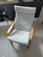 Poang IKEA berken - ecru, Huis en Inrichting, Fauteuils, Ophalen, Zo goed als nieuw