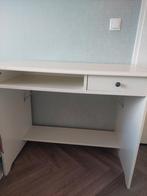 Wit Bureau, Huis en Inrichting, Bureaus, Ophalen of Verzenden, Gebruikt, Bureau