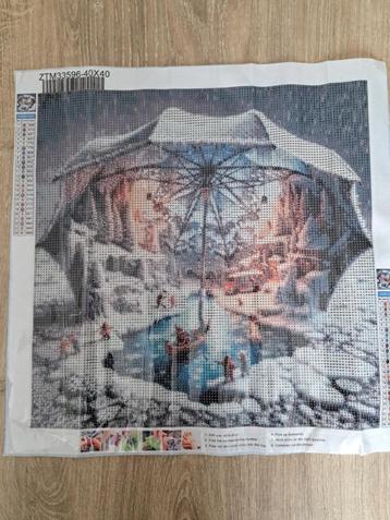 Diamond painting ronde steentjes 40x40 beschikbaar voor biedingen