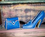 Vintage/Jeans/Pump/Schoen/Tas/Decoratie, Ophalen of Verzenden