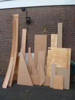 Resten hout: oa. MDF, Underlayment. Diverse afmetingen., Doe-het-zelf en Verbouw, Hout en Planken, Ophalen, Minder dan 25 mm, Overige typen