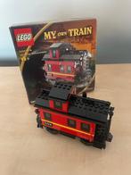 Lego trein 9V 10014 Caboose 'My Own Train' met doos + boekje, Kinderen en Baby's, Speelgoed | Duplo en Lego, Ophalen, Zo goed als nieuw