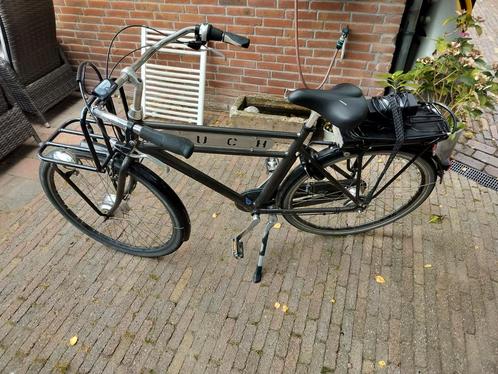 Puch Heren ebike, Fietsen en Brommers, Elektrische fietsen, Gebruikt, Overige merken, 55 tot 59 cm, 30 tot 50 km per accu, Ophalen