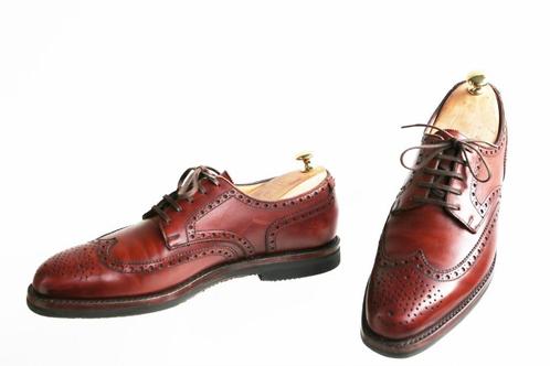 Bijna nieuw! Crockett & Jones Calchi in 9 B = 43 xtr. Smal, Kleding | Heren, Schoenen, Zo goed als nieuw, Veterschoenen, Bruin