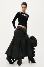 Glenn Martens x H&M  denim rok mt.42/44, Bruin, Maat 42/44 (L), Nieuw, Ophalen of Verzenden