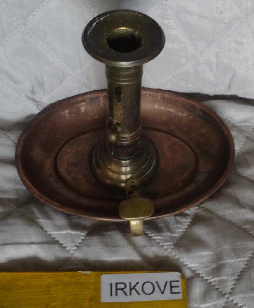 OUDE KOPEREN KANDELAAR * Schuif Model *, Antiek en Kunst, Antiek | Koper en Brons, Verzenden, Koper