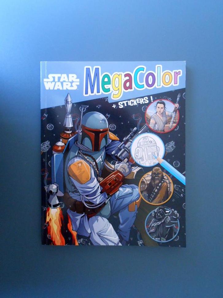 Star Wars Megacolor (inclusief alle stickers!), Verzamelen, Star Wars, Nieuw, Boek of Poster, Ophalen of Verzenden