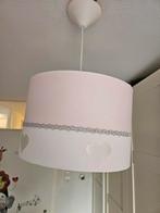 Lampenkap roze/wit/ zilver, Meisjes, lief, schattig, Ophalen of Verzenden, Zo goed als nieuw, Stof