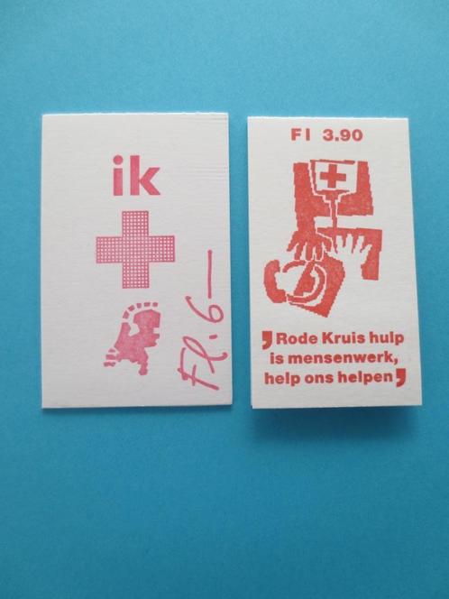 Postzegelsboekjes Rode Kruis 1987 en 1992, Postzegels en Munten, Postzegels | Nederland, Postfris, Na 1940, Ophalen of Verzenden