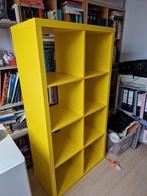 Kallx ikea Gele Boekenkast / Opbergkast met 8 Vakken, Ophalen, Gebruikt, 100 tot 150 cm, 100 tot 150 cm