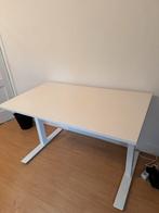 Ikea Trotten Zit-Sta Bureau Wit 120x70, Ophalen, In hoogte verstelbaar, Gebruikt, Stabureau