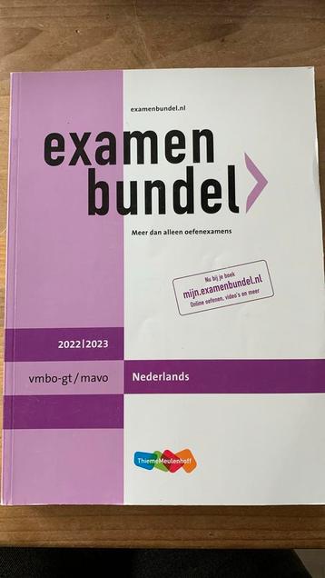 vmbo-gt/mavo - Nederlands - examenbundel 2022/2023 beschikbaar voor biedingen