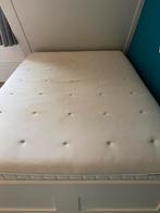 Ikea bed met matras, Ophalen, Gebruikt, Wit, Tweepersoons