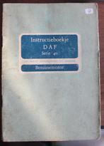 Daf benzinemotor serie 40 instructieboekje, Verzenden