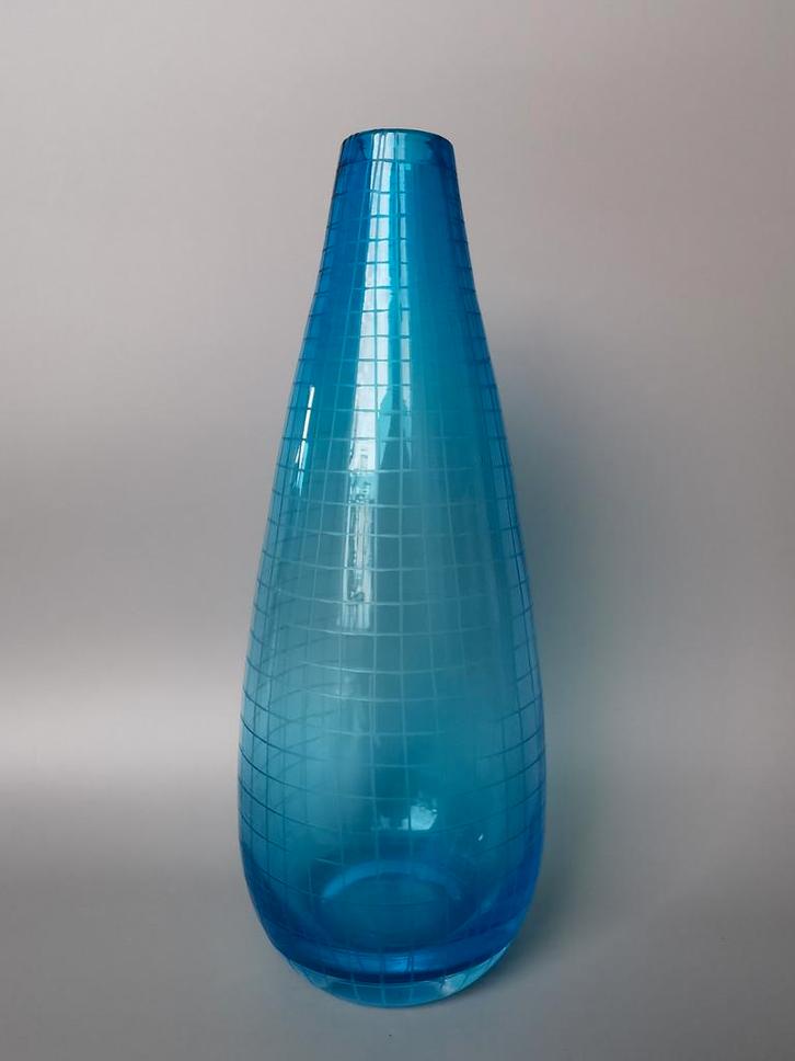 Murano Venini Salviati Tigrati? Mid Centur design glas vaas, Antiek en Kunst, Antiek | Glas en Kristal, Verzenden