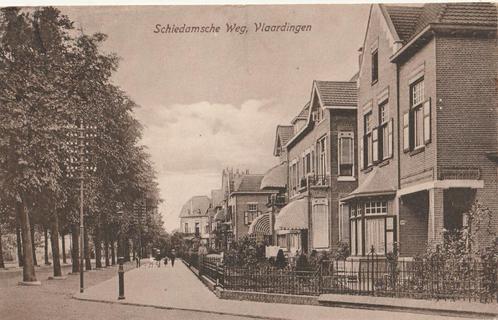 Vlaardingen, Schiedamsche Weg, Verzamelen, Ansichtkaarten | Nederland, Gelopen, Zuid-Holland, 1940 tot 1960, Verzenden