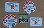 5 x sticker stad Eindhoven - jaren '80, Verzenden, Nieuw, Overige typen