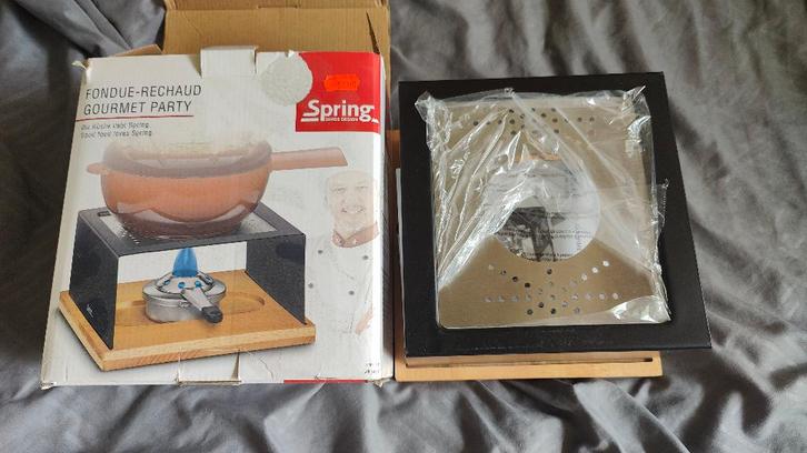 Spring gourmet set + fonduepan, Witgoed en Apparatuur, Gourmetstellen, Nieuw, 4 t/m 7 personen, Ophalen of Verzenden