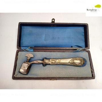 Antieke Franse Verzilverde Bothouder beschikbaar voor biedingen