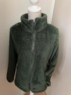 Z.g.a.n# donkergroen fleece vest# John Cabot-L, Maat 42/44 (L), Ophalen of Verzenden, Zo goed als nieuw, Groen